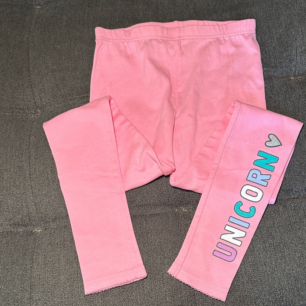 Carter's Pink Unicorn Leggings